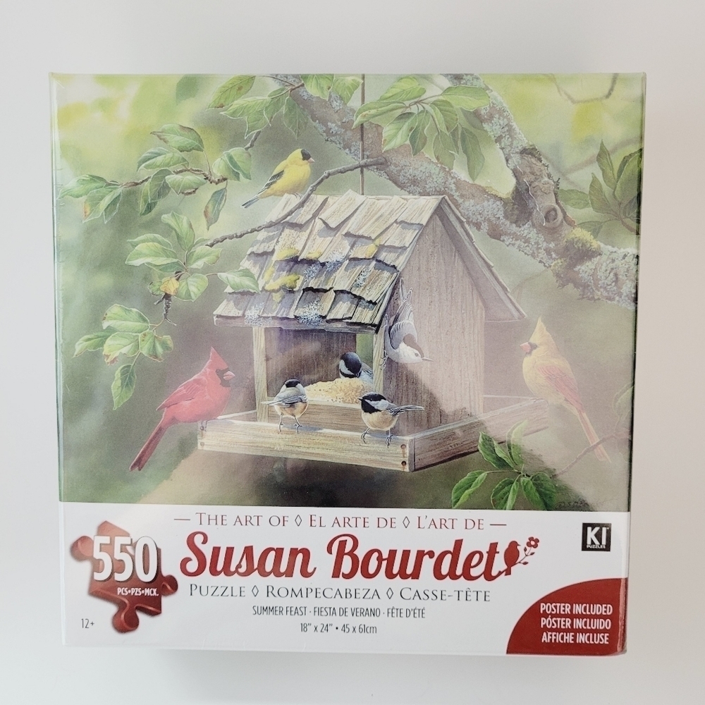 Susan Bourdet Summer‎ Feast 550 Piece Puzzle with Poster Sealed